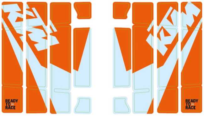 RADIATOR PROTECTION GRILL, STICKER KIT