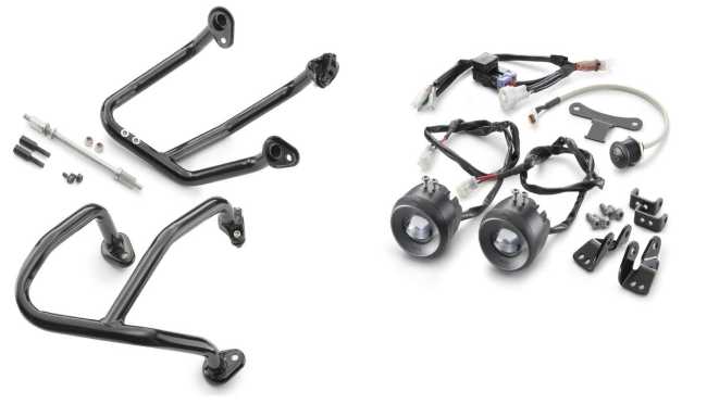 CRASH BAR SUPPLEMENTARY HEADLIGHT KIT