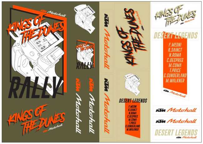 SPECIAL EDITION DESERT STICKER SHEET