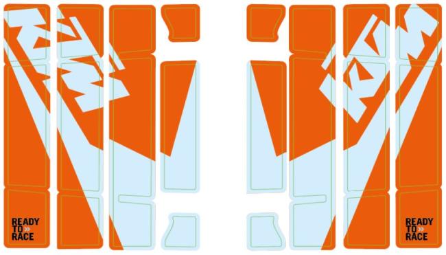RADIATOR PROTECTION GRILL, STICKER KIT