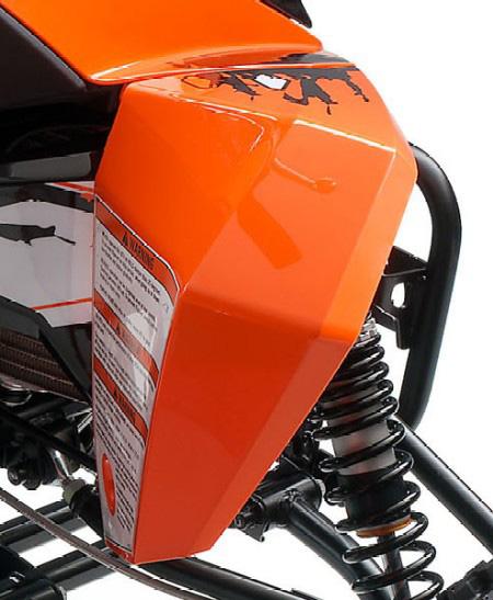 FRONT FENDER RIGHT WHITE