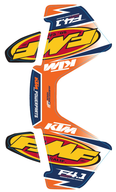 4.1 MX MUFF REPL. 3-PC STICKER