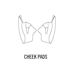 ST 501 CHEEK PADS XS / 30MM