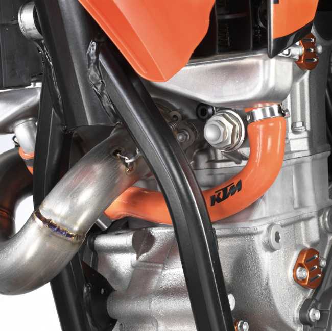 RADIATOR HOSE KIT ORANGE 250F