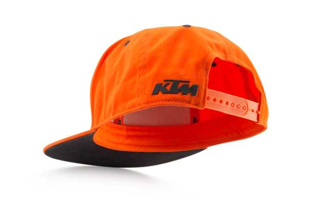 CZAPKA Z DASZKIEM KTM TEAM (POMARAŃCZOWA)