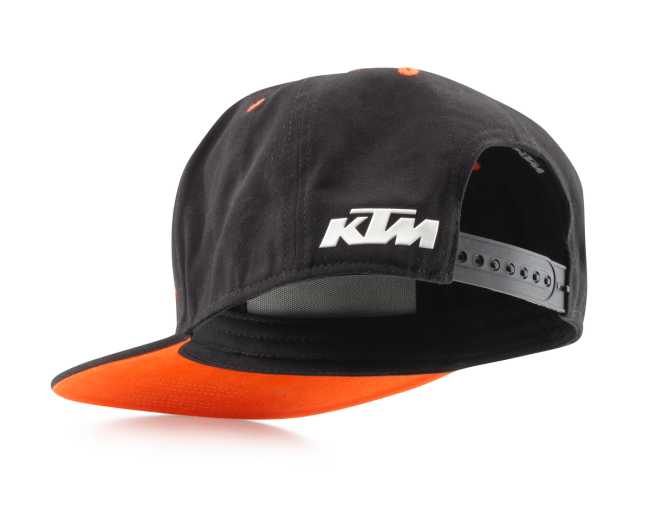 CZAPKA Z DASZKIEM KTM TEAM (CZARNA)