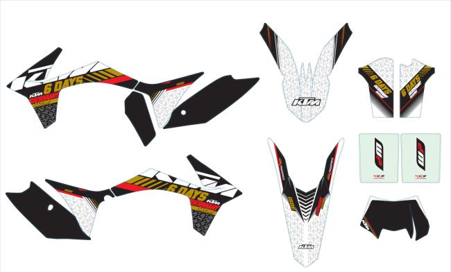 ZESTAW GRAFICZNY SIX-DAYS 'GERMANY'