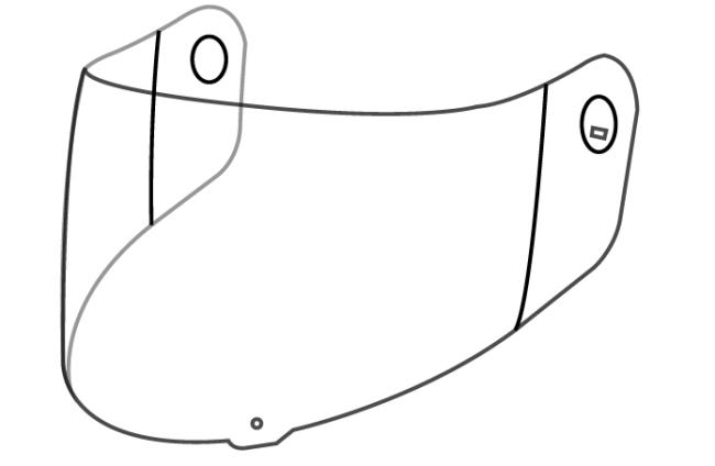ST 501 VISOR CLEAR