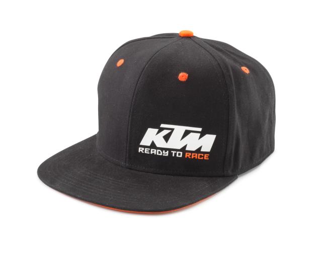 CZAPKA Z DASZKIEM KTM TEAM (CZARNA)